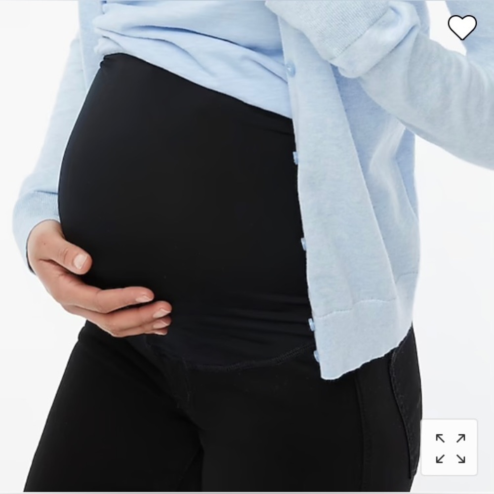 NWT J. Crew Black Maternity Jeans in Signature Stretch | Size 27 - Picture 3 of 9